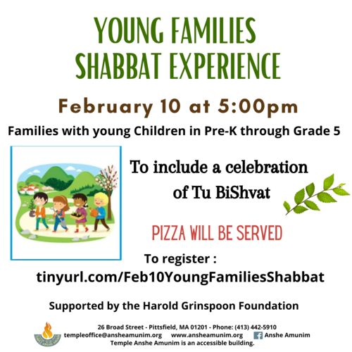Banner Image for Feb 2023 - Young Families Shabbat